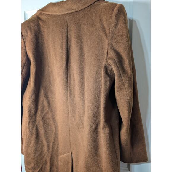 Vintage Paul Et Duffier Long Wool Coat Double Breasted Women's 12 USA(C) - Picture 7 of 10